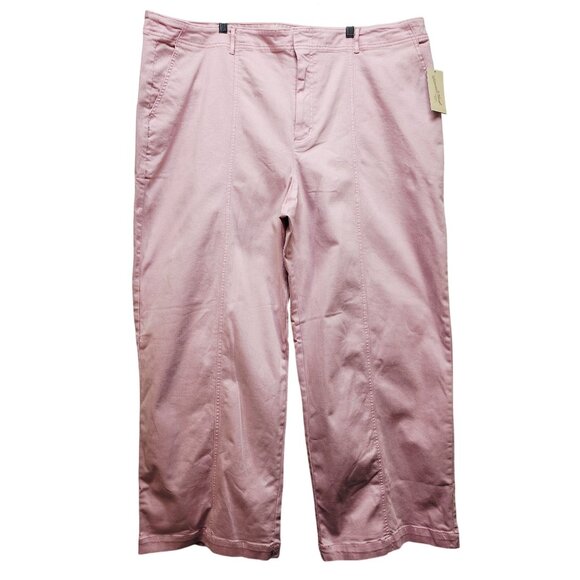 Universal Thread Womens Pink Wide-Leg Mid Rise Pants Size 22 - Picture 1 of 9